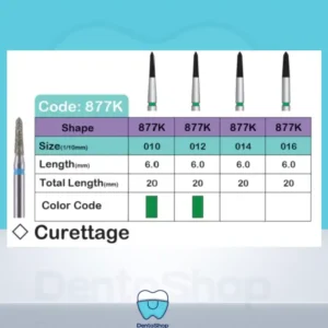 فرز الماسه توربین Pointed curettage لاستردنت (877K)