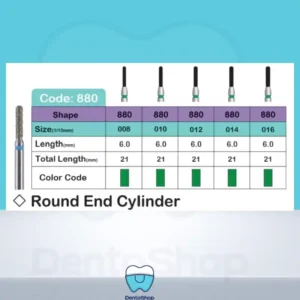 فرز الماسه توربین Round end cylinder لاستردنت (880)