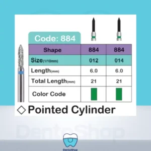 فرز الماسه توربین pointed cylinder لاستردنت (884)