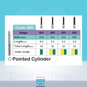 فرز الماسه توربین pointed cylinder لاستردنت (885)
