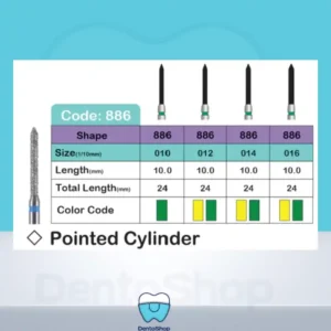 فرز الماسه توربین pointed cylinder لاستردنت (886)